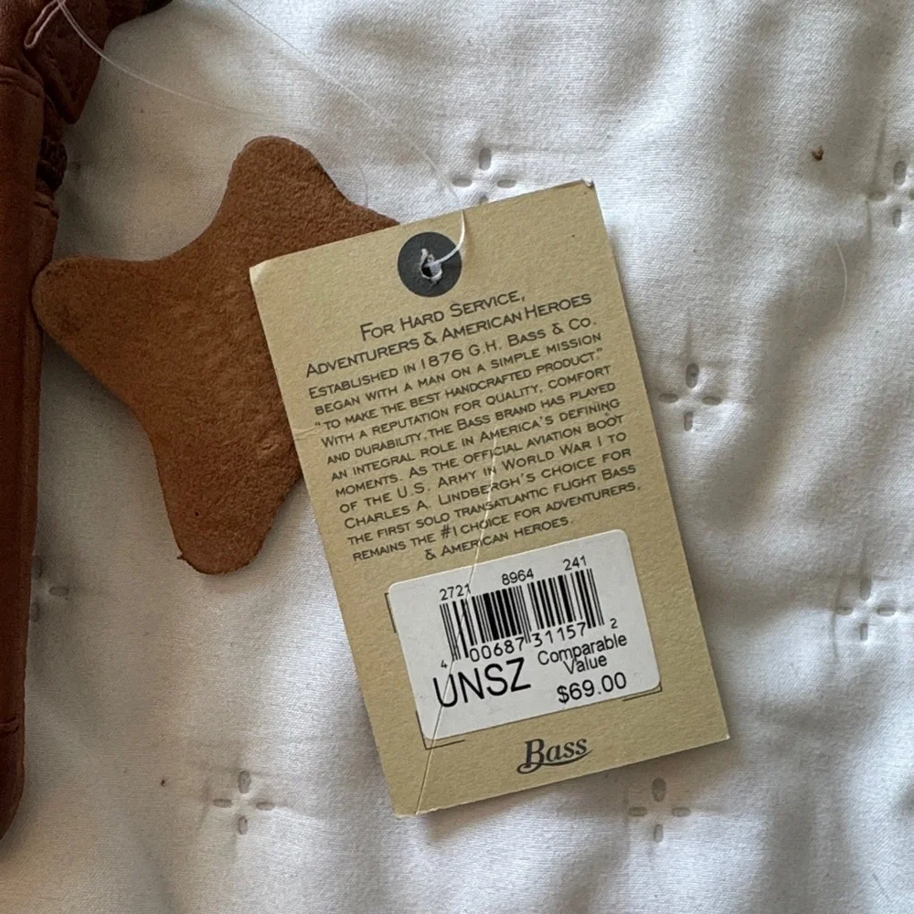 G.H. Bass & Co. Tan Leather Crossbody Bag - Picture 4 of 10